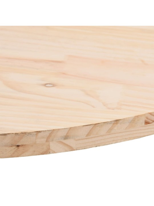Stolní deska 110 x 55 x 2,5 cm masivní borové dřevo oválná