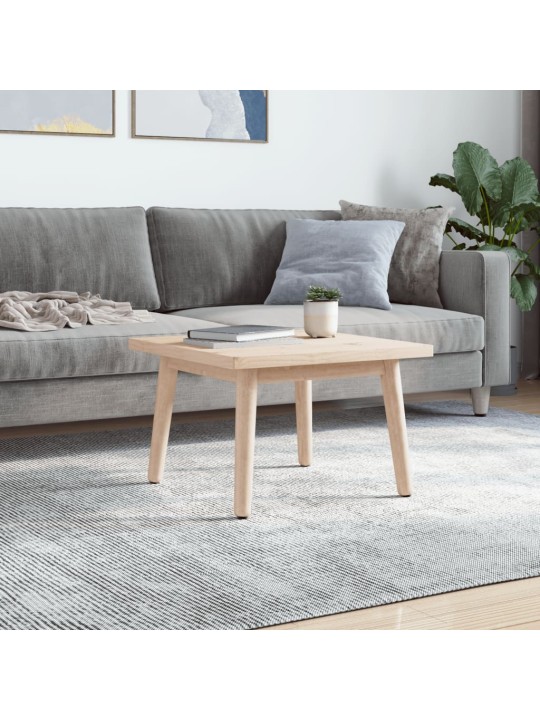Stolní deska 50 x 50 x 2,5 cm masivní borové dřevo čtvercová