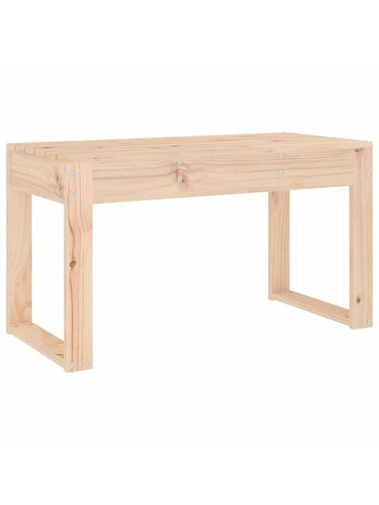 Zahradní lavice 80 x 38 x 45 cm masivní borové dřevo