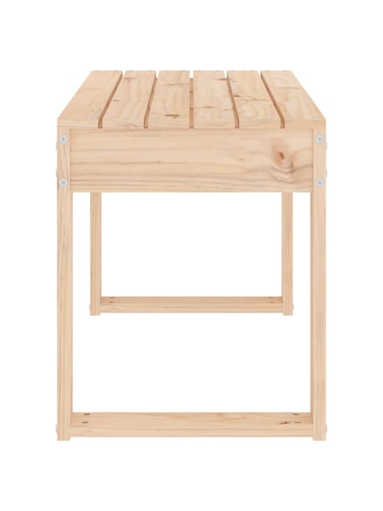 Zahradní lavice 80 x 38 x 45 cm masivní borové dřevo