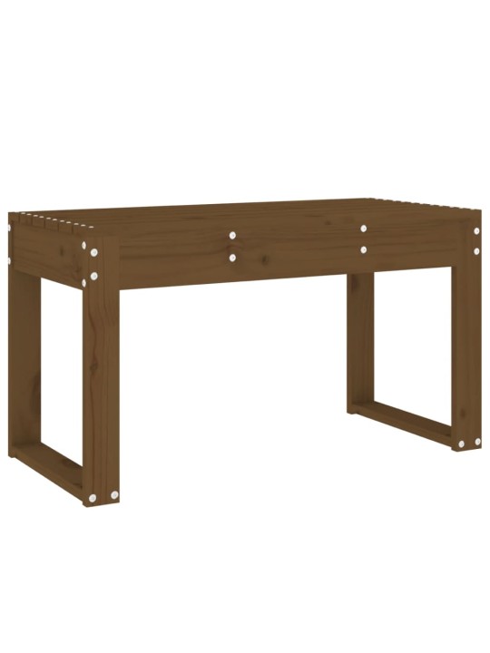 Zahradní lavice medově hnědá 80x38x45 cm masivní borové dřevo