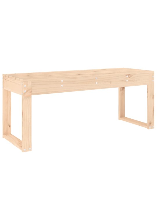 Zahradní lavice 110 x 38 x 45 cm masivní borové dřevo