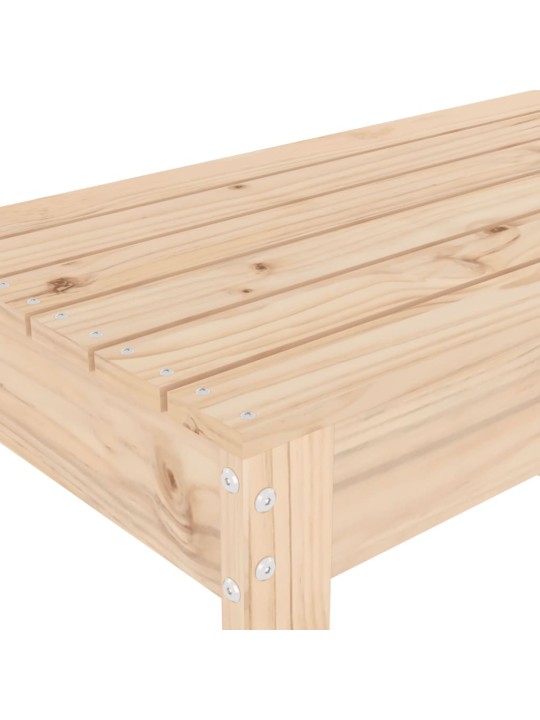 Zahradní lavice 110 x 38 x 45 cm masivní borové dřevo