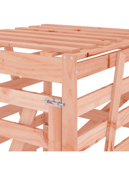 Úložný box na popelnici 84 x 90 x 128,5 cm masivní douglaska
