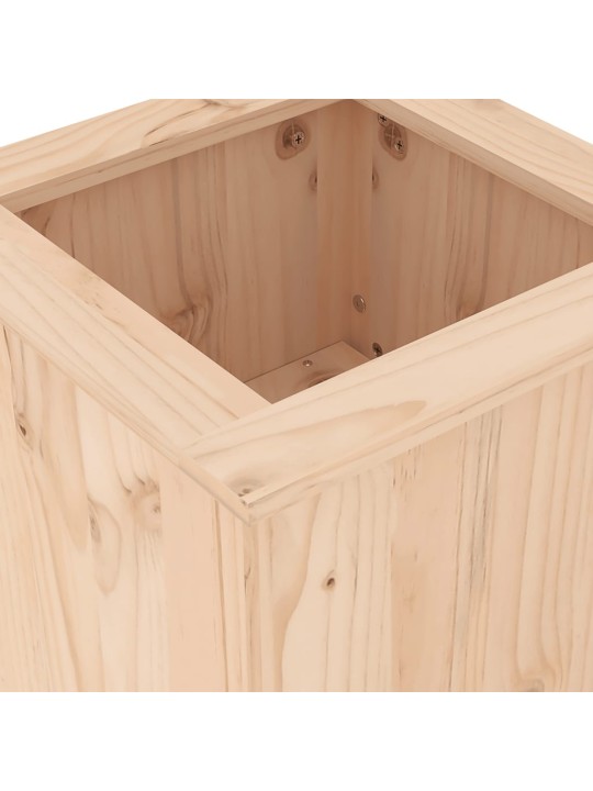 Lavice s truhlíky 184,5 x 39,5 x 56,5 cm masivní borové dřevo