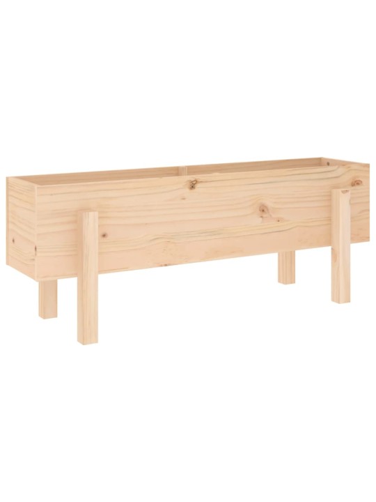 Zahradní vyvýšený záhon 101 x 30 x 38 cm masivní borové dřevo