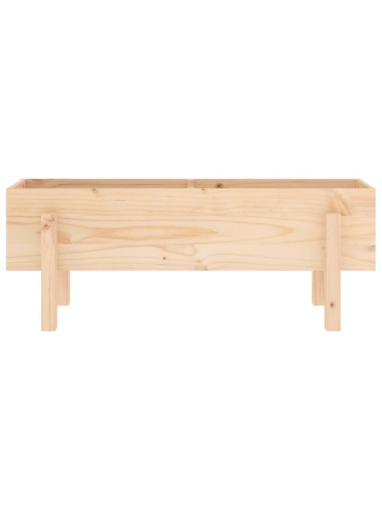 Zahradní vyvýšený záhon 101 x 30 x 38 cm masivní borové dřevo