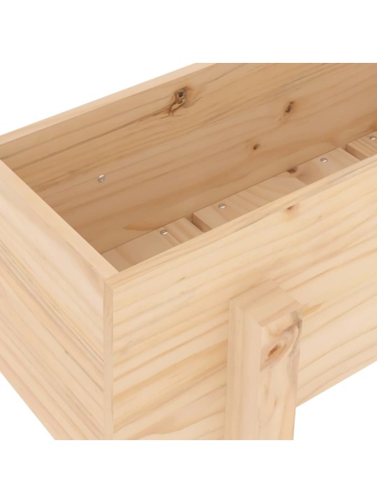 Zahradní vyvýšený záhon 101 x 30 x 38 cm masivní borové dřevo