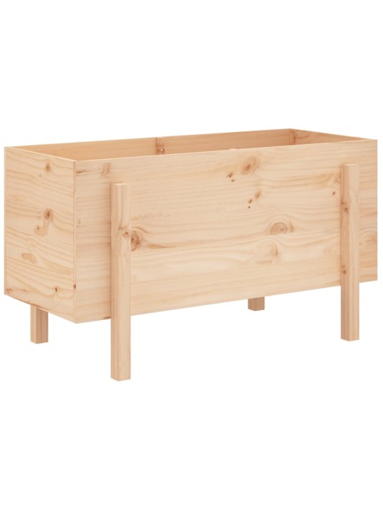 Zahradní vyvýšený záhon 101 x 50 x 57 cm masivní borové dřevo