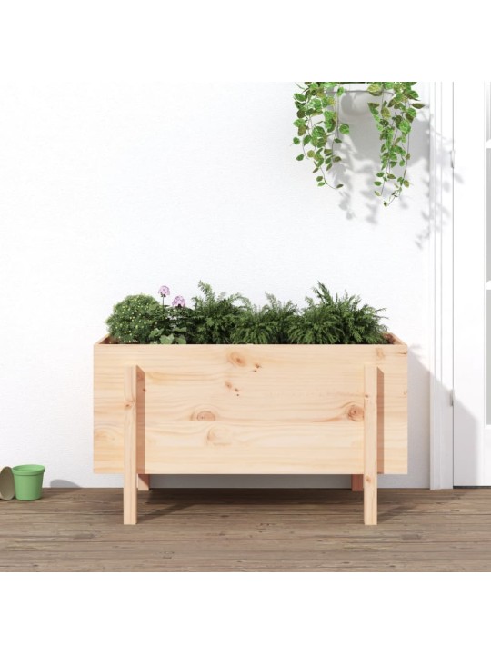 Zahradní vyvýšený záhon 101 x 50 x 57 cm masivní borové dřevo
