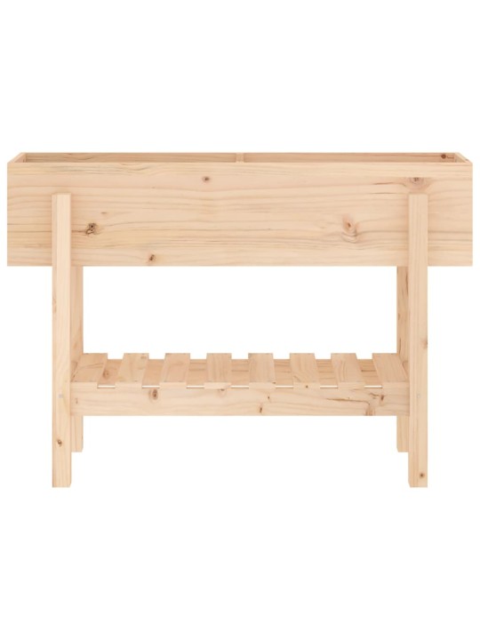 Zahradní vyvýšený záhon 101 x 30 x 69 cm masivní borové dřevo