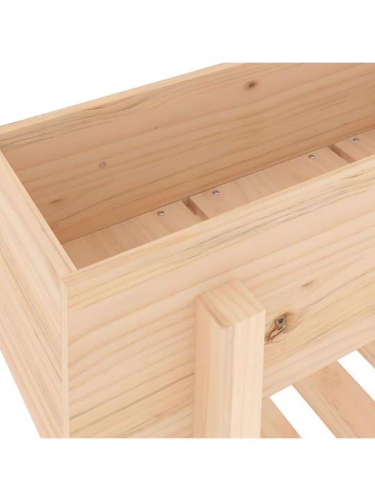 Zahradní vyvýšený záhon 101 x 30 x 69 cm masivní borové dřevo