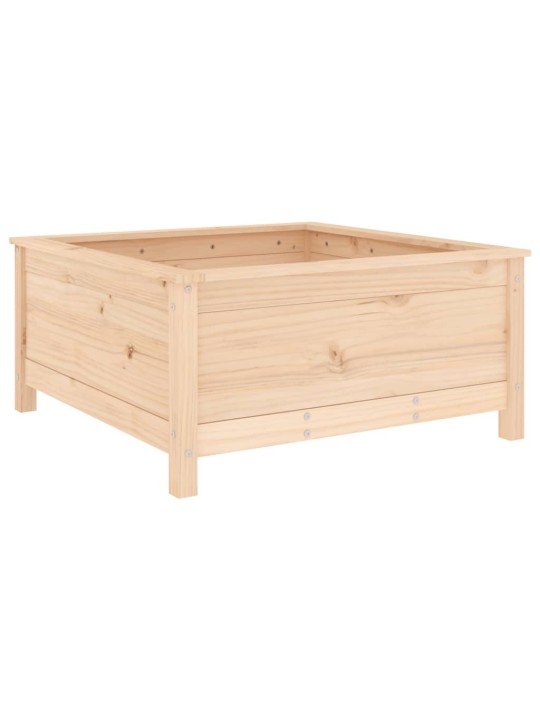 Zahradní truhlík 82,5 x 82,5 x 39 cm masivní borové dřevo