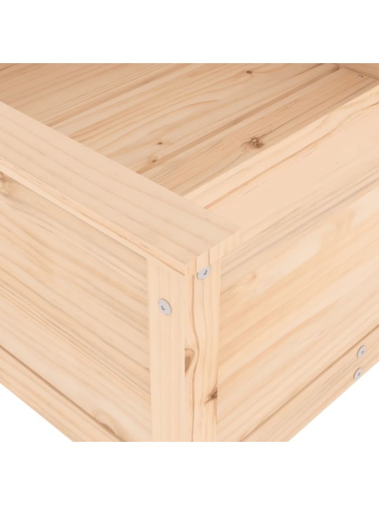 Zahradní truhlík 82,5 x 82,5 x 39 cm masivní borové dřevo