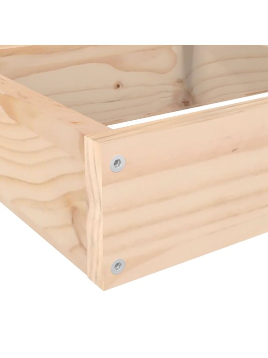 Zahradní truhlík 4patrový 106 x 104,5 x 36 cm masivní borovice
