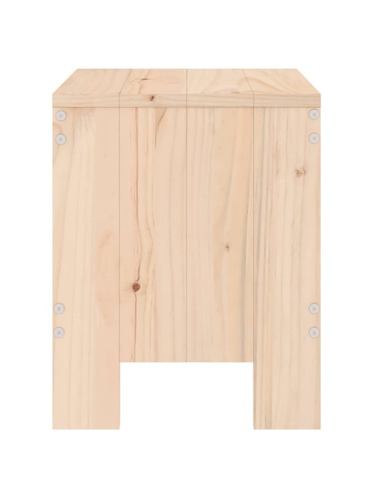 Zahradní stoličky 2 ks 40 x 36 x 45 cm masivní borové dřevo