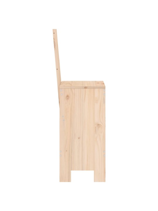 Barové stoličky 2 ks 40 x 42 x 120 cm masivní borové dřevo