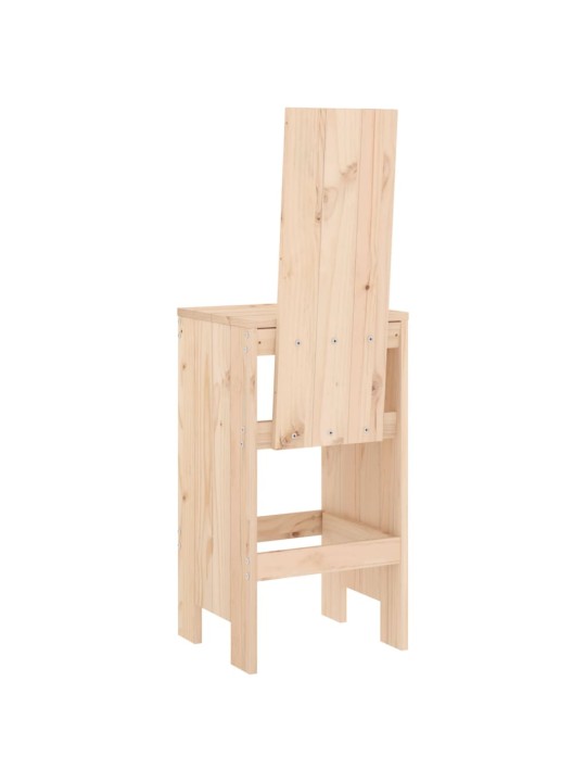 Barové stoličky 2 ks 40 x 42 x 120 cm masivní borové dřevo