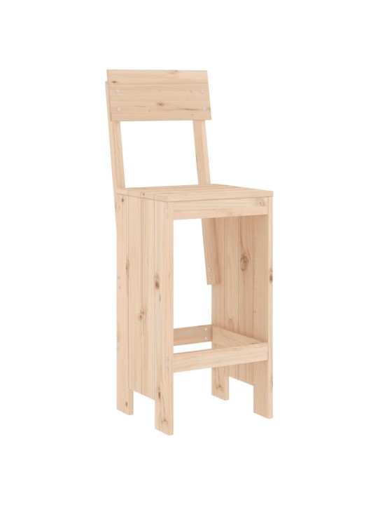 Barové stoličky 2 ks 40 x 48,5 x 115,5 cm masivní borové dřevo