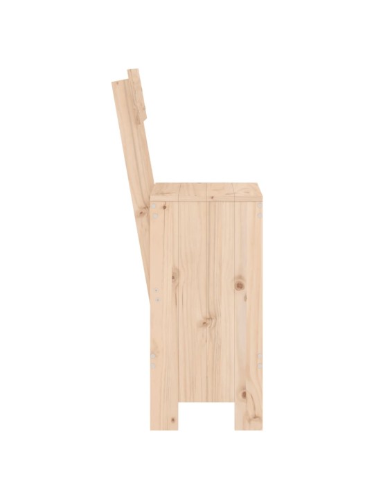 Barové stoličky 2 ks 40 x 48,5 x 115,5 cm masivní borové dřevo