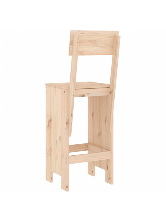 Barové stoličky 2 ks 40 x 48,5 x 115,5 cm masivní borové dřevo