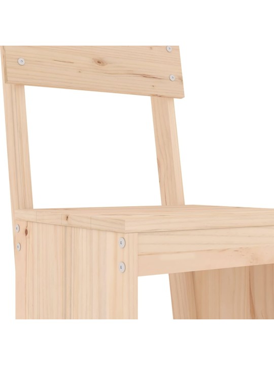 Barové stoličky 2 ks 40 x 48,5 x 115,5 cm masivní borové dřevo