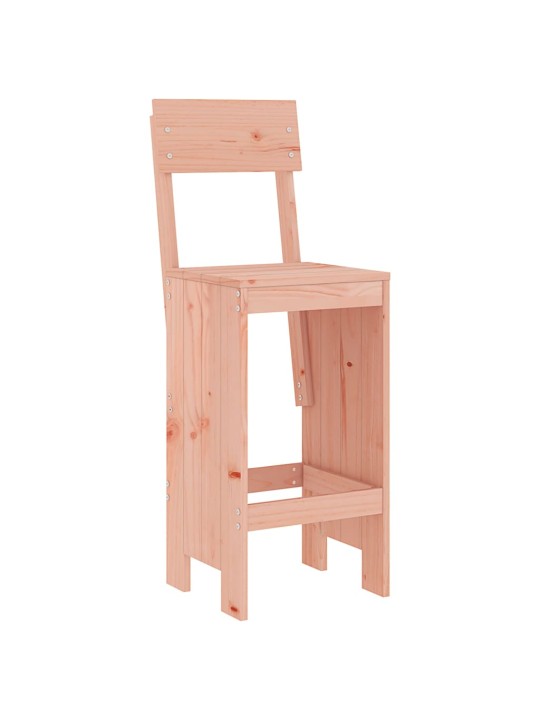 Barové stoličky 2 ks 40x48,5x115,5 cm masivní dřevo douglasky