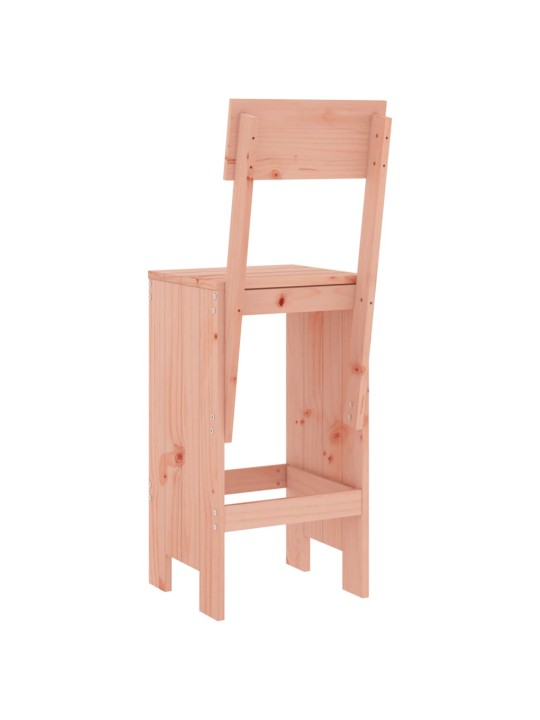 Barové stoličky 2 ks 40x48,5x115,5 cm masivní dřevo douglasky