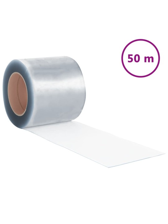 Závěs do dveří průhledný 200 mm x 1,6 mm 50 m PVC