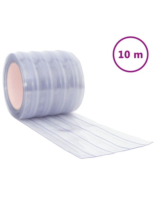 Závěs do dveří průhledný 200 mm x 1,6 mm 10 m PVC