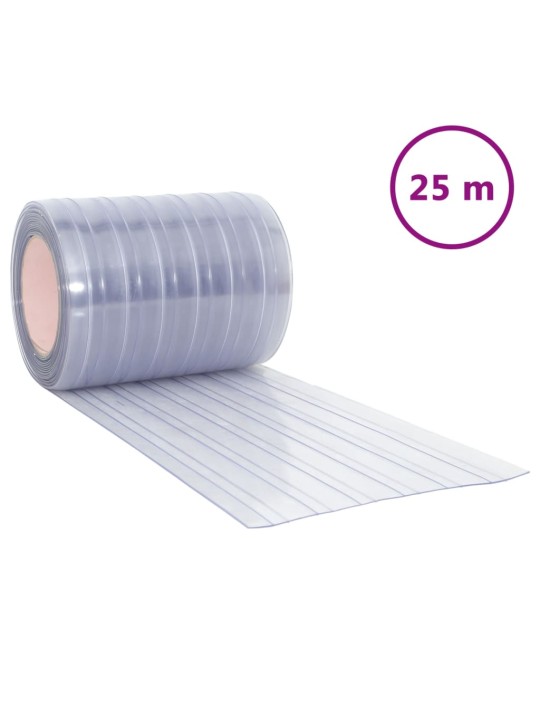 Závěs do dveří průhledný 300 mm x 2,6 mm 25 m PVC