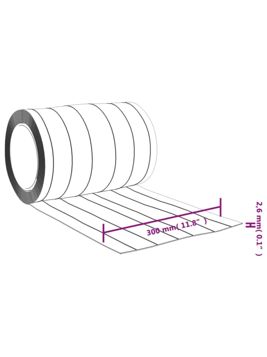 Závěs do dveří průhledný 300 mm x 2,6 mm 25 m PVC
