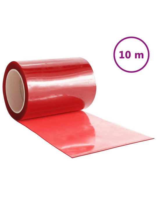 Závěs do dveří červený 300 mm x 2,6 mm 10 m PVC