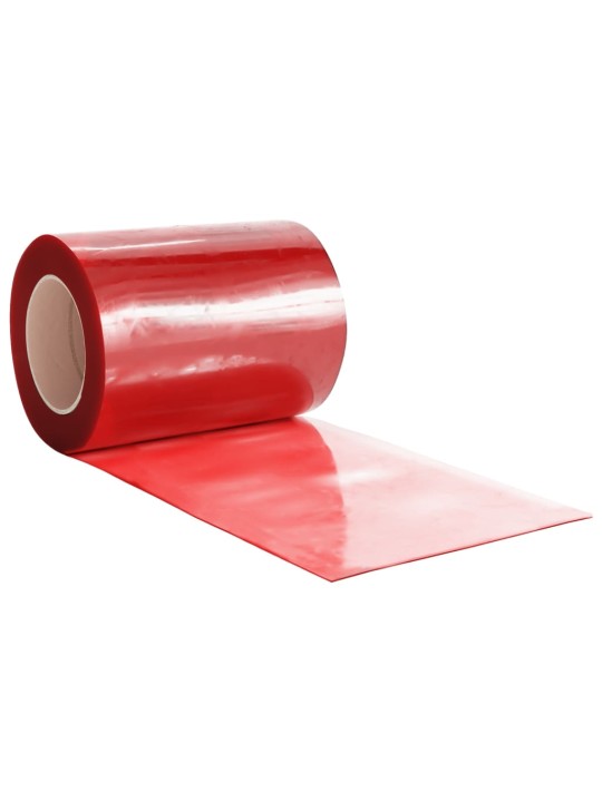 Závěs do dveří červený 300 mm x 2,6 mm 25 m PVC