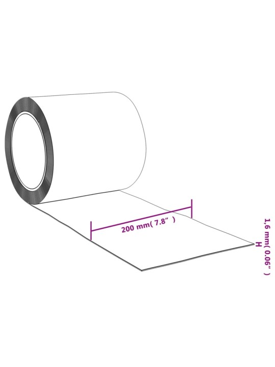 Závěs do dveří modrý 200 mm x 1,6 mm 25 m PVC
