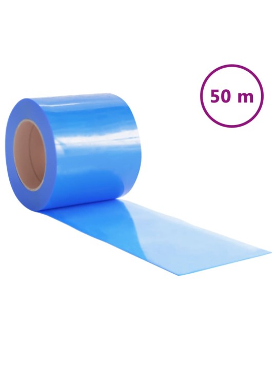 Závěs do dveří modrý 200 mm x 1,6 mm 50 m PVC