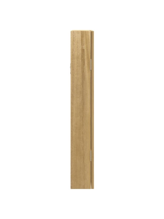Zrcadlová šperkovnice s LED světly nástěnná