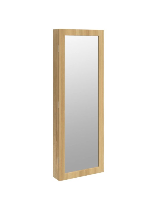Zrcadlová šperkovnice s LED světly nástěnná
