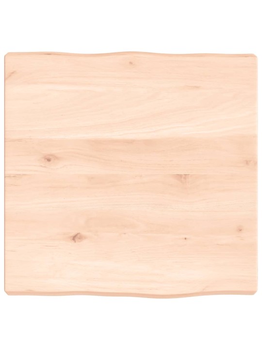 Stolní deska 40x40x(2-4) cm neošetřený masivní dřevo živá hrana