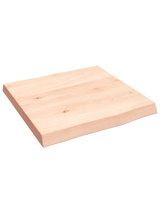 Stolní deska 40x40x(2-4) cm neošetřený masivní dřevo živá hrana