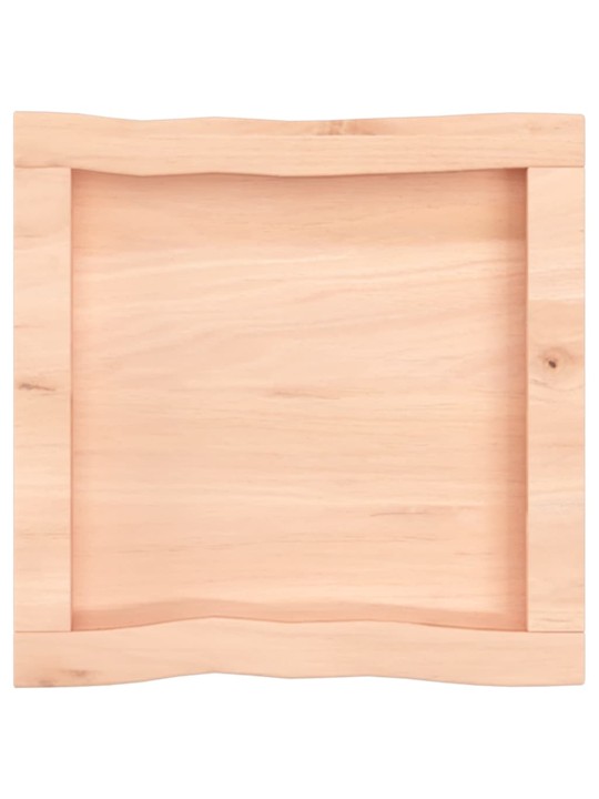 Stolní deska 40x40x(2-4) cm neošetřený masivní dřevo živá hrana