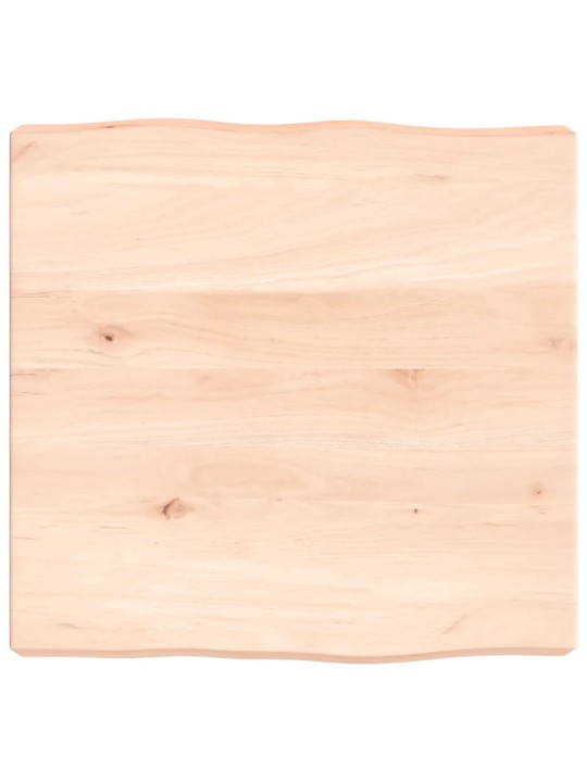 Stolní deska 40x40x(2-6) cm neošetřený masivní dřevo živá hrana