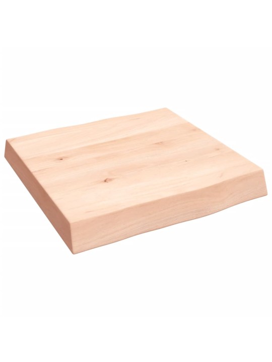 Stolní deska 40x40x(2-6) cm neošetřený masivní dřevo živá hrana