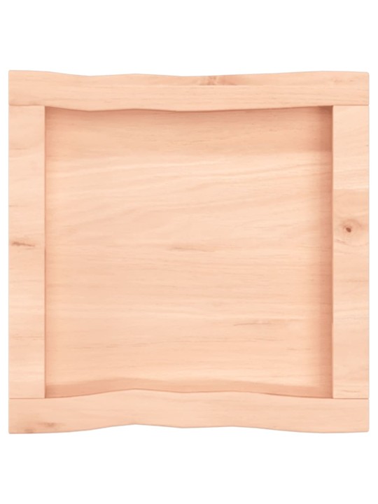Stolní deska 40x40x(2-6) cm neošetřený masivní dřevo živá hrana