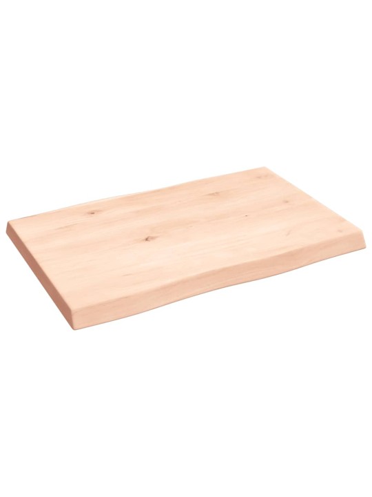 Stolní deska 60x40x(2-4) cm neošetřený masivní dřevo živá hrana