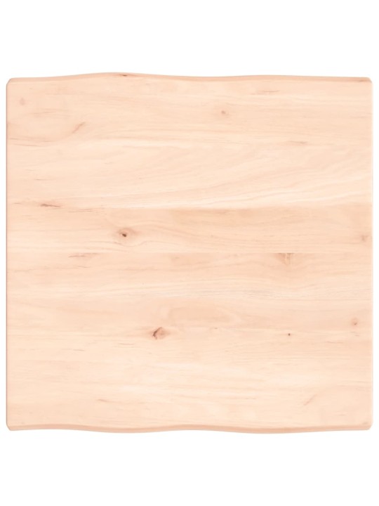 Stolní deska 60x60x(2-4) cm neošetřený masivní dřevo živá hrana