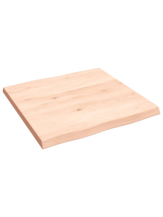 Stolní deska 60x60x(2-4) cm neošetřený masivní dřevo živá hrana