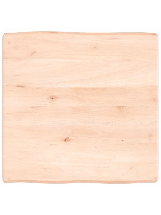 Stolní deska 60x60x(2-6) cm neošetřený masivní dřevo živá hrana