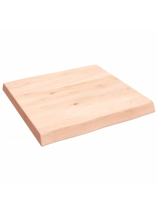 Stolní deska 60x60x(2-6) cm neošetřený masivní dřevo živá hrana