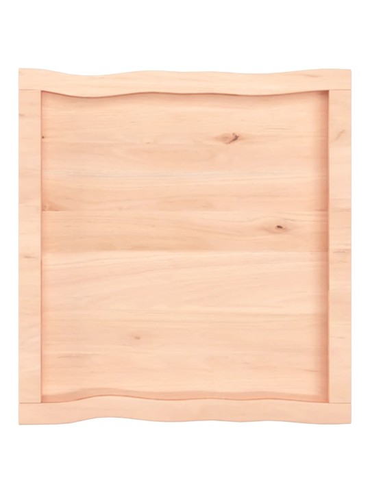 Stolní deska 60x60x(2-6) cm neošetřený masivní dřevo živá hrana